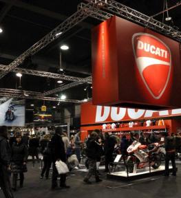 Allestimenti in fiera per stand Ducati moto