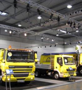 Allestimento fiera con stand per Daf veicoli industriali