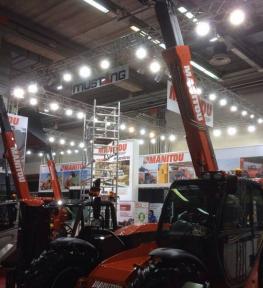 Allestimento stand in fiera a Bologna per EIMA International 2016 fiera della meccanizzazione agricola