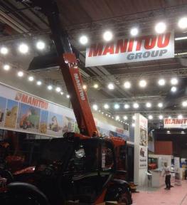 Ideazione ed allstimento stand per fiera internazionale di macchine agricole e giardinaggio 2016