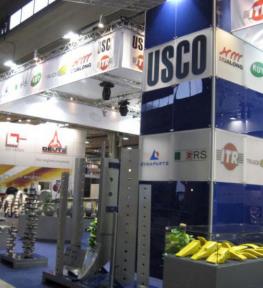 Attrezzatura stand fieristico Veronafiere per Usco