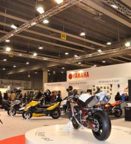 Veronafiere allestimento stand per espositore Yamaha