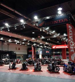 Fiera a Verona con allestimento stand per espositore Honda