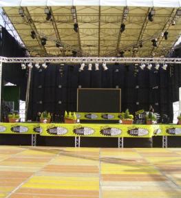 Service luci e amplificazione audio per evento all'aperto Santa Viola Verona