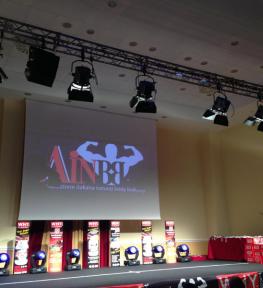 Allestimento manifestazione sportiva per Nazionale italiana natural body building