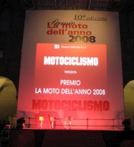 Luci ed effetti luminosi per evento Moto dell'Anno