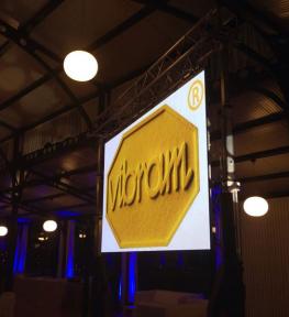 Installazione maxi schermo a led per meeting aziendale