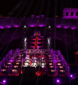 Servizio luci completo per Vinitaly 2017: cena di gala di apertura in Arena