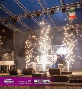 Allestimento service audio luci Festa grande Santa Viola 2017