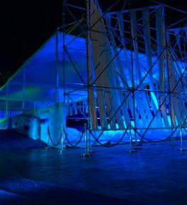 Illuminotecnica per evento ai Cantieri Navali di La Spezia