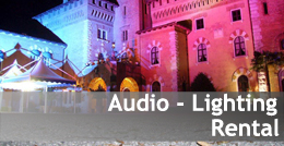 Noleggio audio luci/Rental